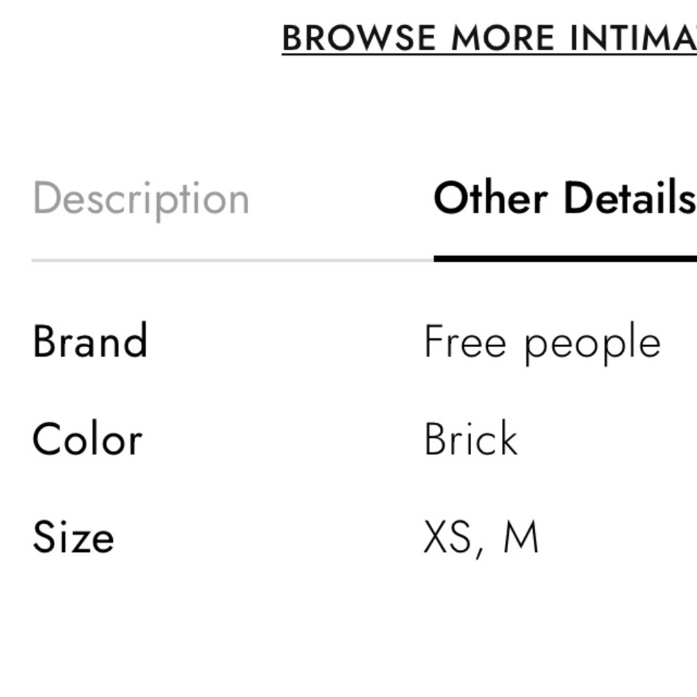 FINAL PRICE ❤️🔥 FREE PEOPLE ✨ NWT SAMMI BRALETTE - Picture 11 of 13